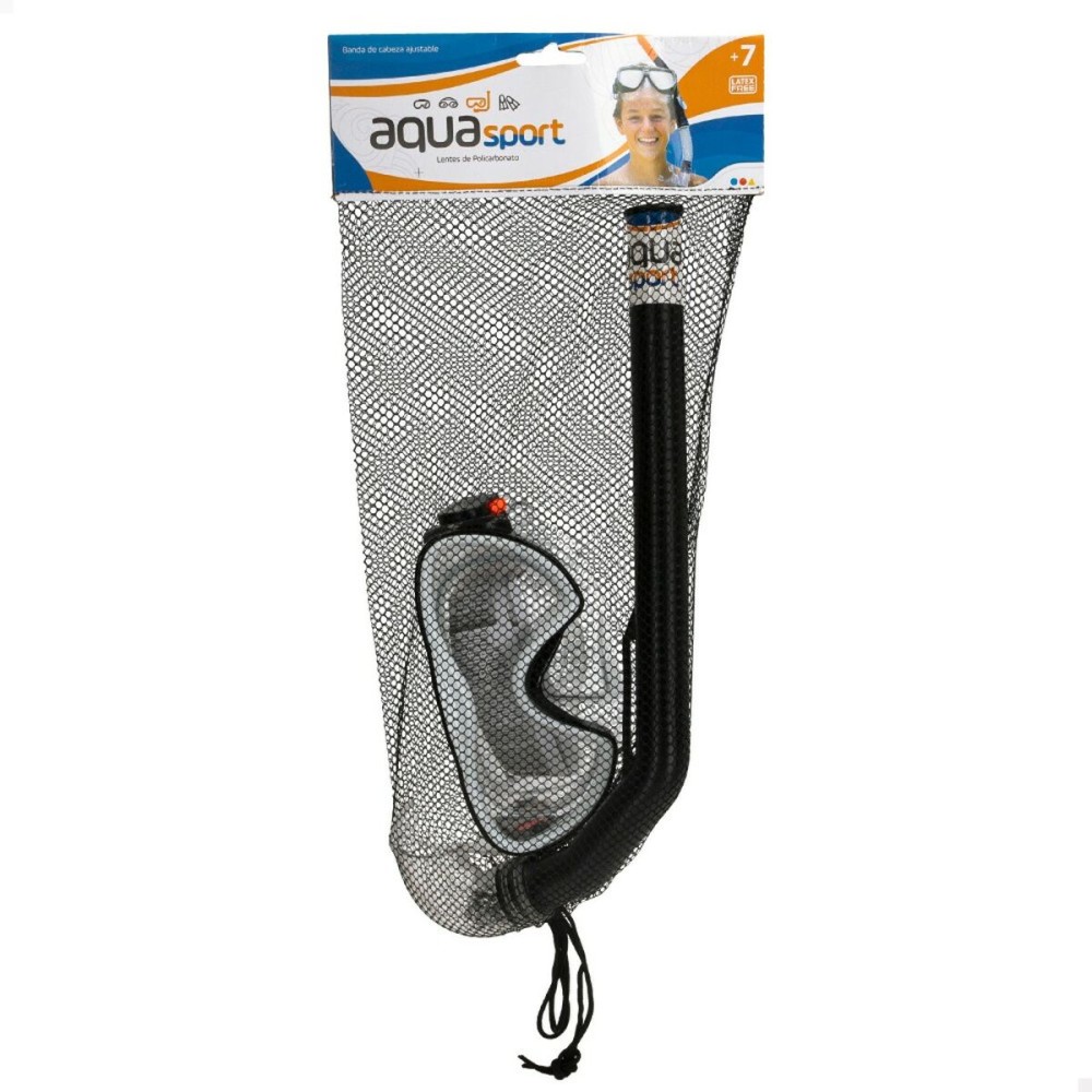 Masque de Plongée avec Tube AquaSport Enfant