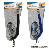Taucherbrille mit Schnorchel AquaSport Für Kinder