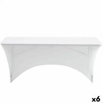 Étui de protection Aktive Blanc 183 x 76 x 76 cm Table Accessoires Voitures Route (6 Unités)