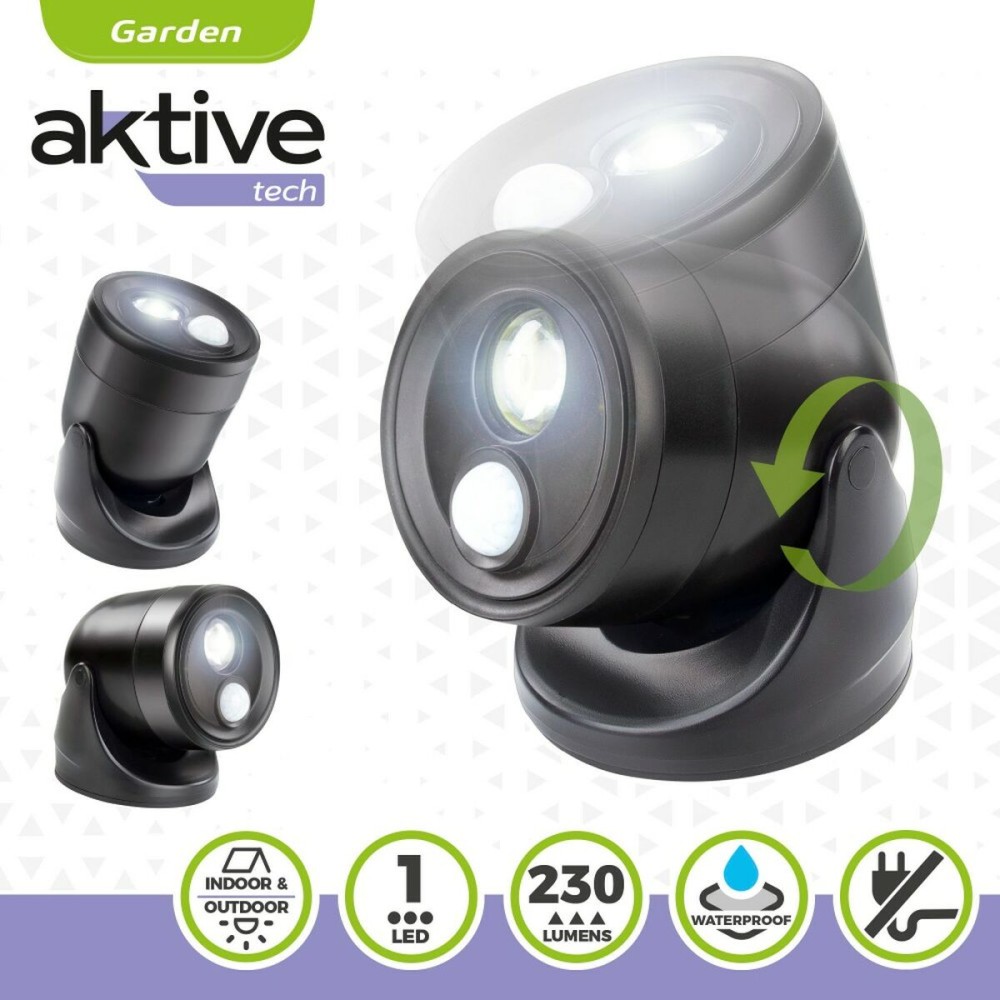 LED-Lampe mit Bewegungssensor Aktive Kunststoff 10,5 x 12,5 x 13,5 cm (12 Stück)