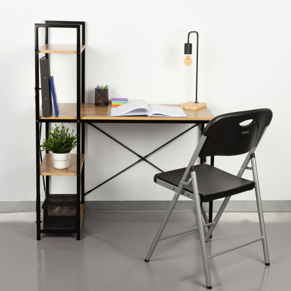 Schreibtisch mit Regal Max Home Stahl Melamine Spanplatte 120 x 12 x 64 cm