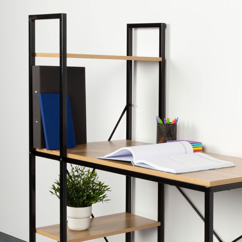 Schreibtisch mit Regal Max Home Stahl Melamine Spanplatte 120 x 12 x 64 cm