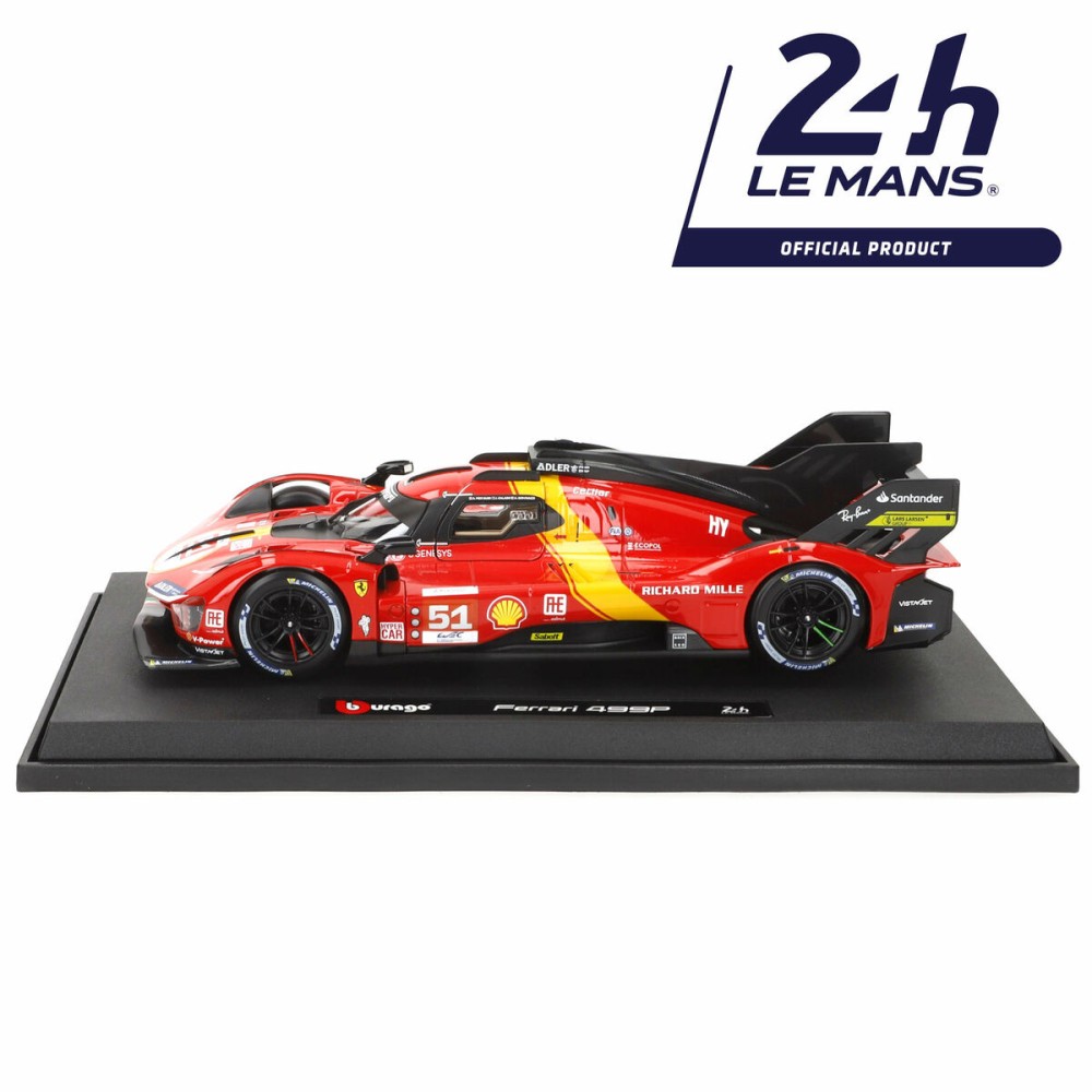 Car Bburago Ferrari Racing 499 LMH 51 1:18