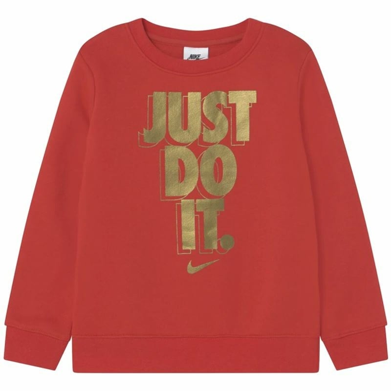 Jungen Sweater ohne Kapuze Nike Gifting Rot