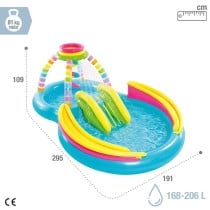 Pataugeoire gonflable pour enfants Intex Arc-en-ciel 374 L 295 x 109 x 191 cm (2 Unités)