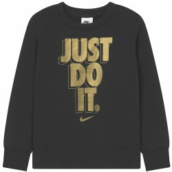 Jungen Sweater ohne Kapuze Nike Gifting Schwarz