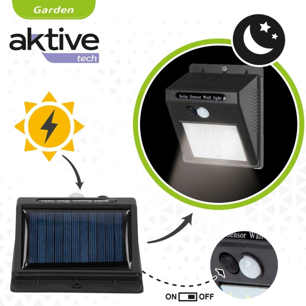 LED-Lampe mit Bewegungssensor Aktive Kunststoff 9 x 12 x 5 cm (6 Stück)