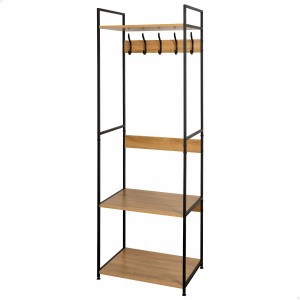 Porte-manteaux avec étagères Max Home Acier Mélamine Contre-plaqué Minimaliste 60 x 175 x 40 cm