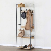 Garderobe mit Einlegeboden Max Home Stahl Melamine Spanplatte Minimalistisch 60 x 175 x 40 cm