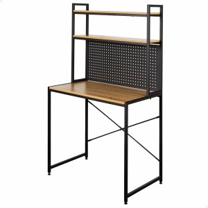 Schreibtisch mit Regalen Max Home Stahl Melamine Spanplatte 84 x 148 x 50 cm