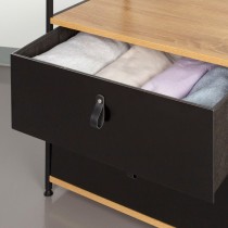 Schrank Max Home Stoff Stahl Melamine Spanplatte 60 x 175 x 40 cm