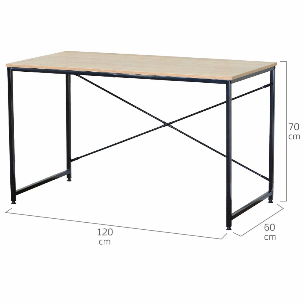 Schreibtisch Max Home Stahl Melamine Spanplatte 120 x 71 x 60 cm