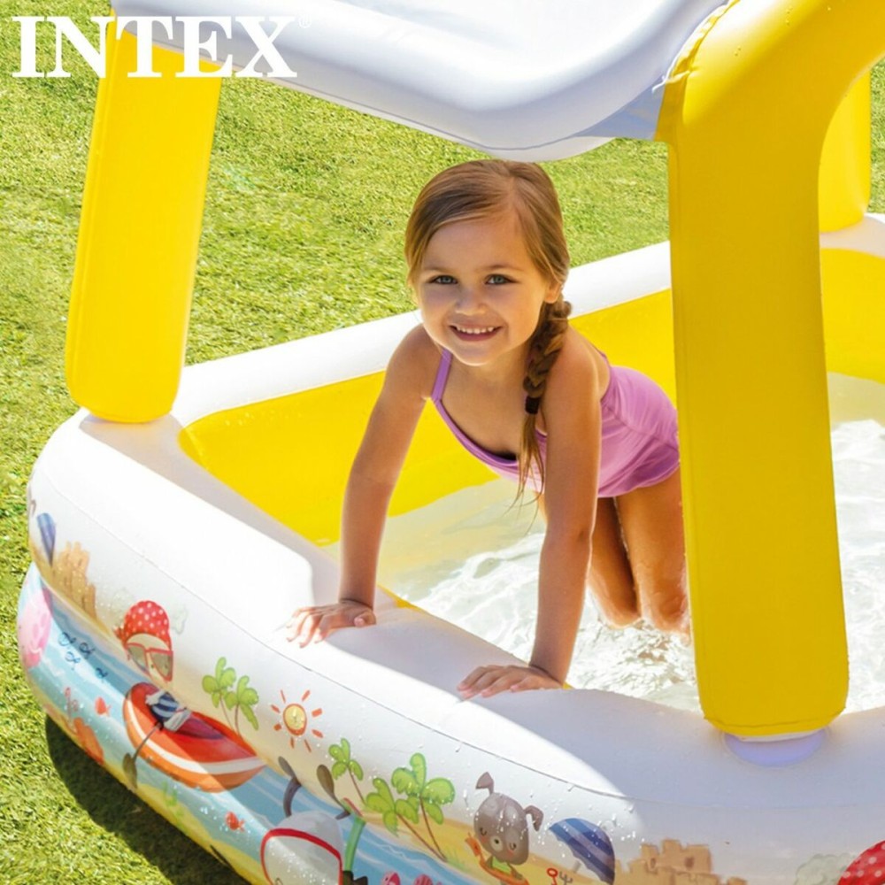 Aufblasbares Planschbecken für Kinder Intex Markise 295 L 157 x 122 x 157 cm (3 Stück)