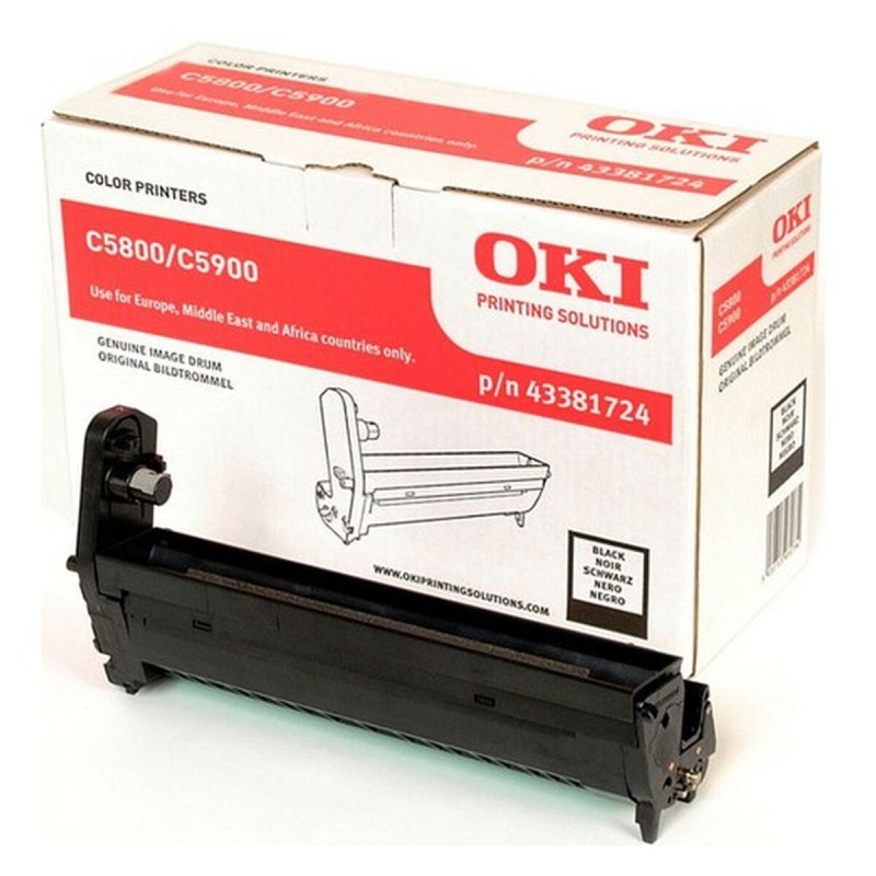 Toner OKI 43381724 Schwarz