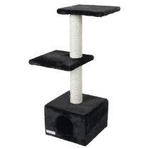 Kratzbaum für Katzen Kerbl Venus Sweet Schwarz 30 x 30 x 85 cm Sisal Baum