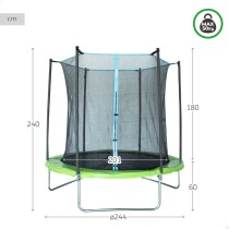 Kindertrampolin mit Sicherheitsnetz Aktive 244 x 239 x 244 cm Ø 244 cm