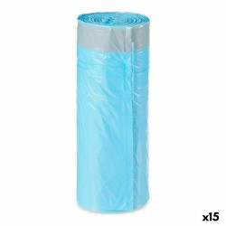 Sacs à ordures Bleu Polyéthylène 15 Unités (30 L)