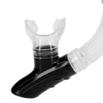 Lunettes de Plongée avec Tube et Palmes AquaSport Noir Adultes (2 Unités)