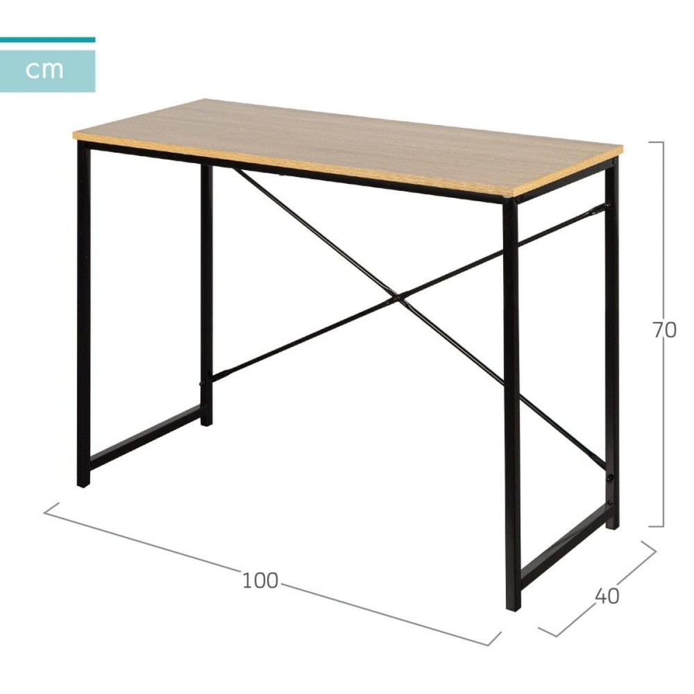 Schreibtisch Max Home Stahl Melamine Spanplatte 100 x 70 x 40 cm