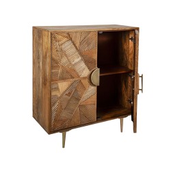 Sideboard Romimex Natural Wood 40 x 109 x 91 cm