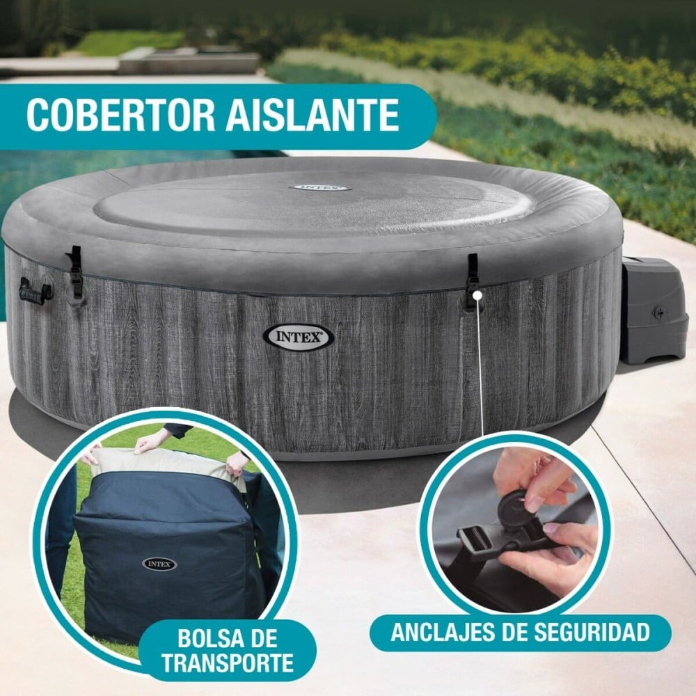Aufblasbares Spa Intex Purespa Greywood Deluxe 28442EX 6 Plätze 220-240 V 1741 l/h 1089 L