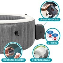 Aufblasbares Spa Intex Purespa Greywood Deluxe 28442EX 6 Plätze 220-240 V 1741 l/h 1089 L