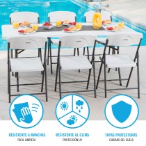 Gepolsterte Campingstuhl Lifetime 47 x 84,5 x 50 cm
