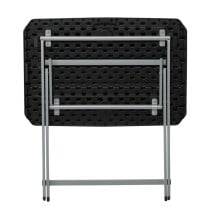 Beistelltisch Lifetime Schwarz 75 x 66 x 50,5 cm Stahl Kunststoff