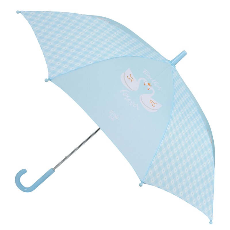 Regenschirm Glow Lab Cisnes Blau Ø 86 cm