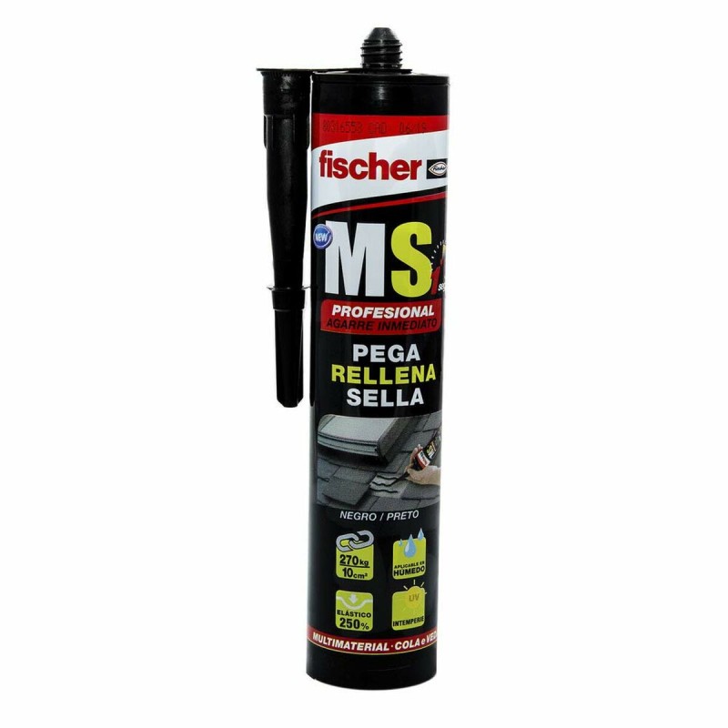 Versiegelung/Klebstoff Fischer Ms Schwarz 290 ml