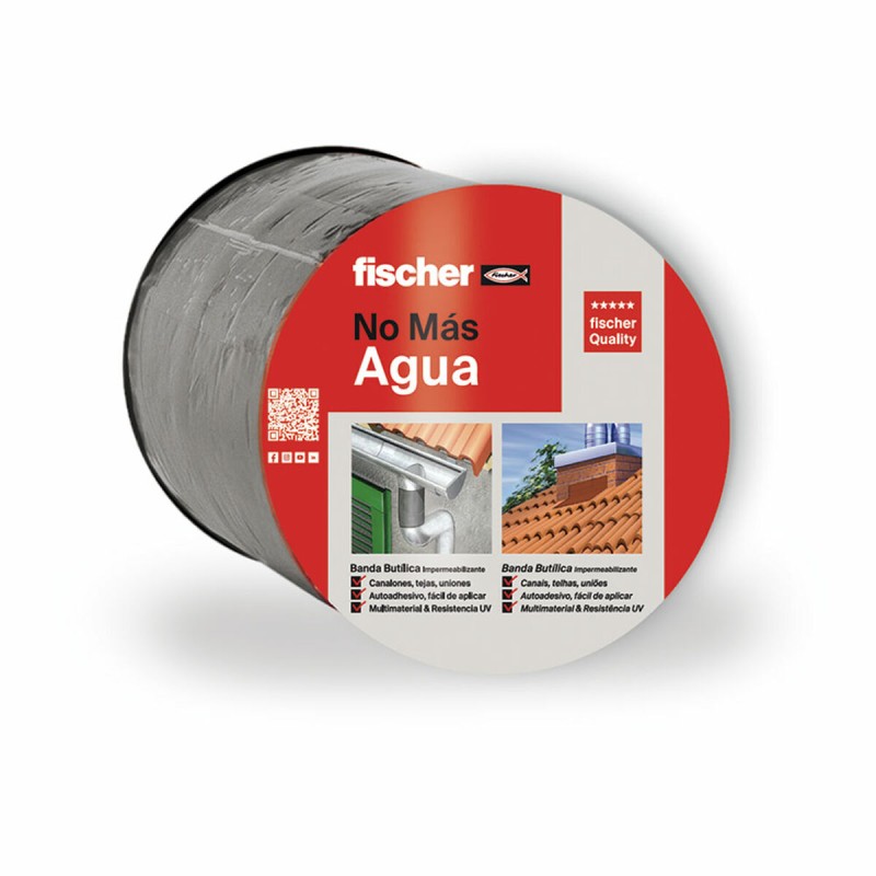 Isolierband Fischer 10 m x 10 cm Grau