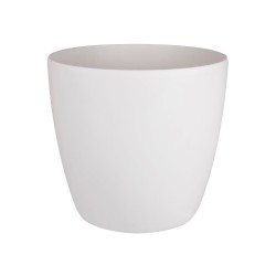 Plant pot Elho White polypropylene Plastic Circular