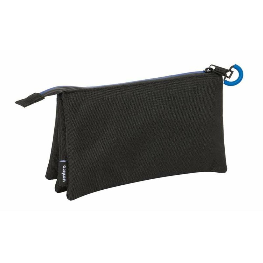 Trousse Fourre-Tout Triple Umbro Jet Black 22 x 12 x 3 cm