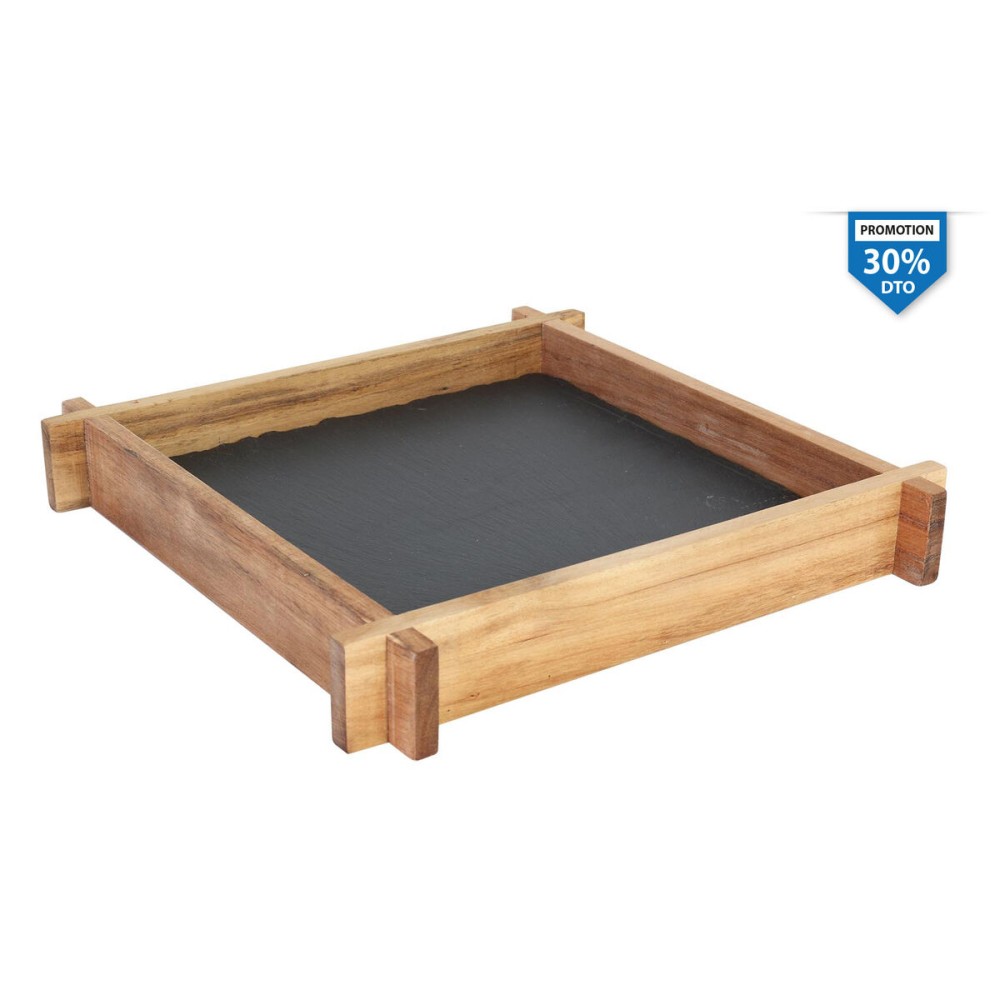Tablett für Snacks Viejo Valle 27,5 x 27,5 x 4 cm (6 Stück)