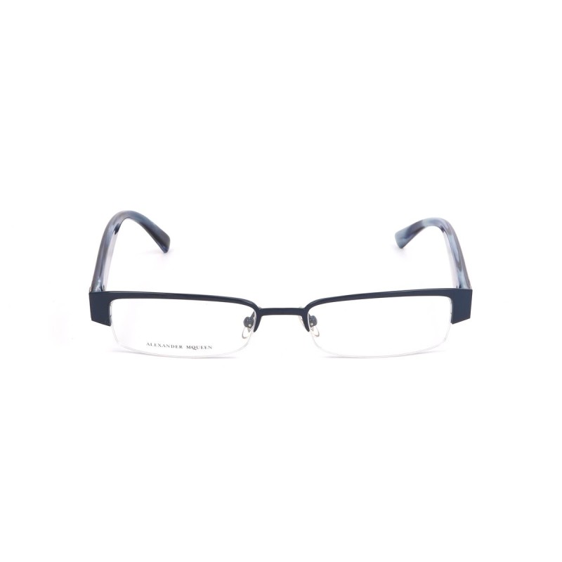 Unisex' Spectacle frame Alexander McQueen AMQ-4159-R1I Blue Ø 51 mm