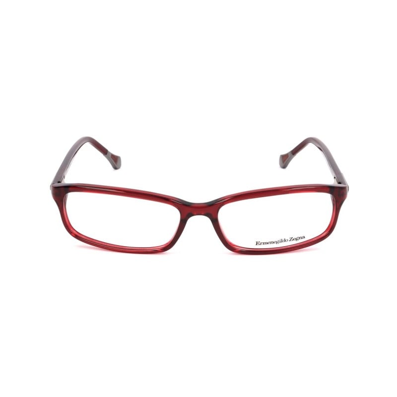 Monture de Lunettes Unisexe Ermenegildo Zegna VZ3538-0954 Rouge ø 56 mm