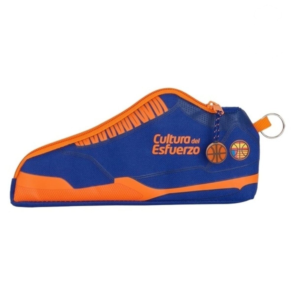Fourre-tout Valencia Basket Bleu Orange 24 x 10 x 2 cm Basket