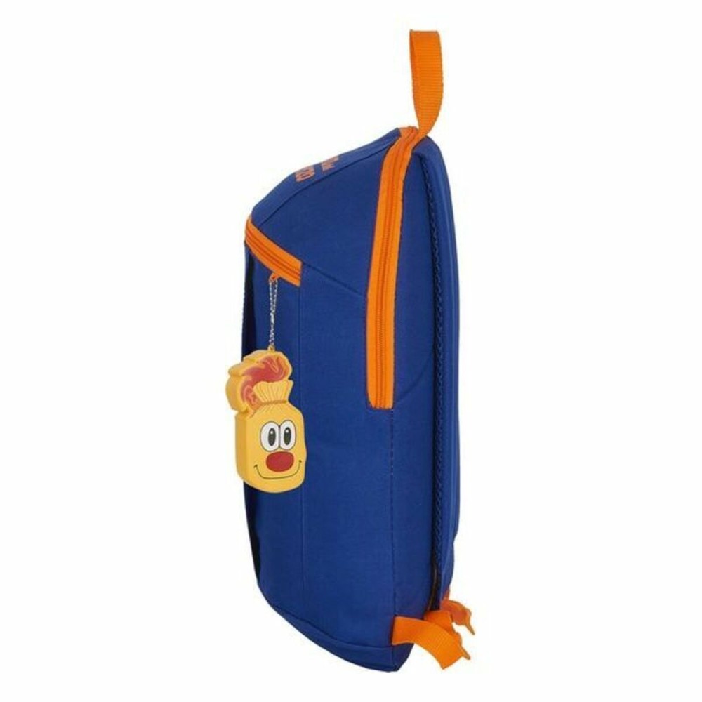 Child bag Valencia Basket Blue Orange 22 x 39 x 10 cm Mini