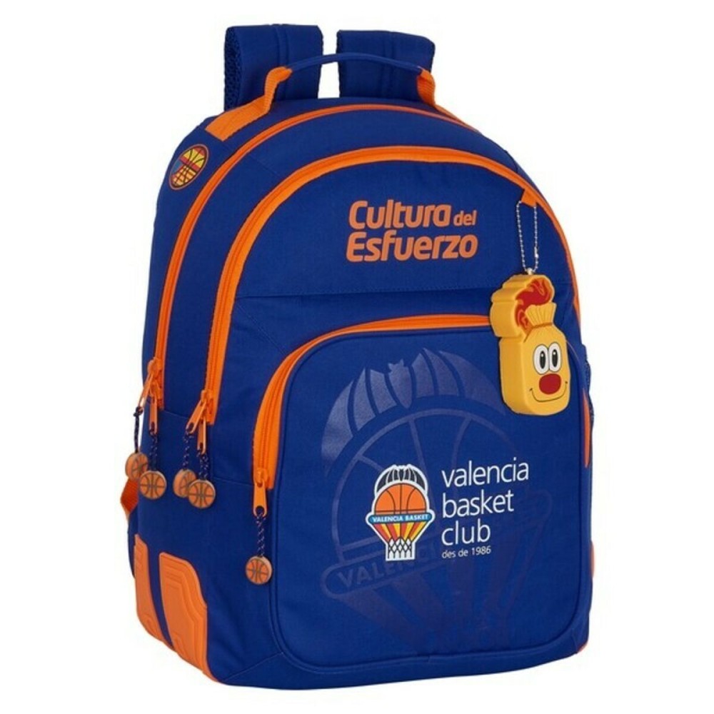 Cartable Valencia Basket Bleu Orange 32 x 42 x 15 cm
