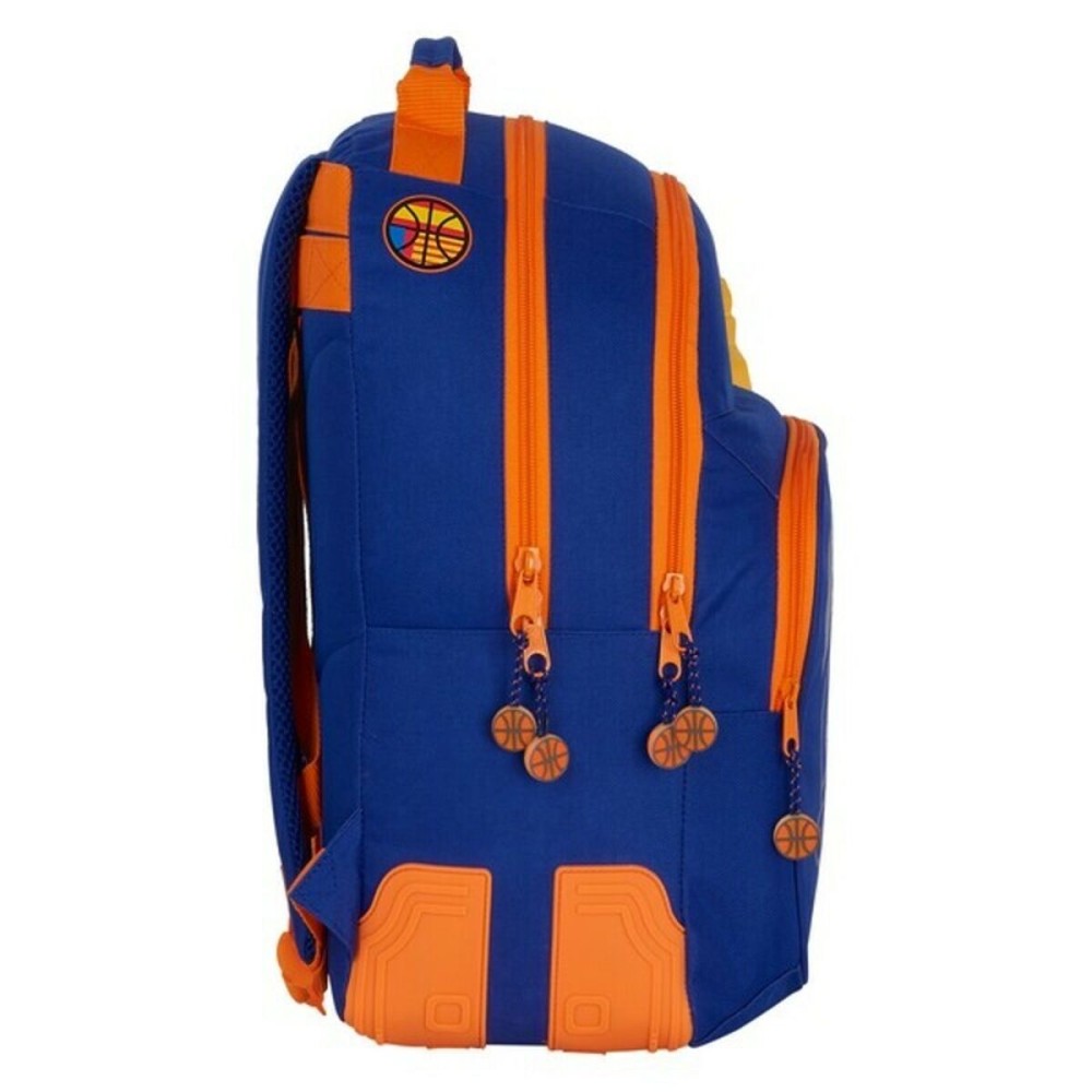 Cartable Valencia Basket Bleu Orange 32 x 42 x 15 cm