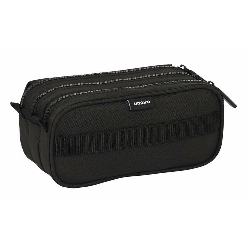 Trousse Fourre-Tout Triple Umbro Flash Noir 21,5 x 10 x 8 cm