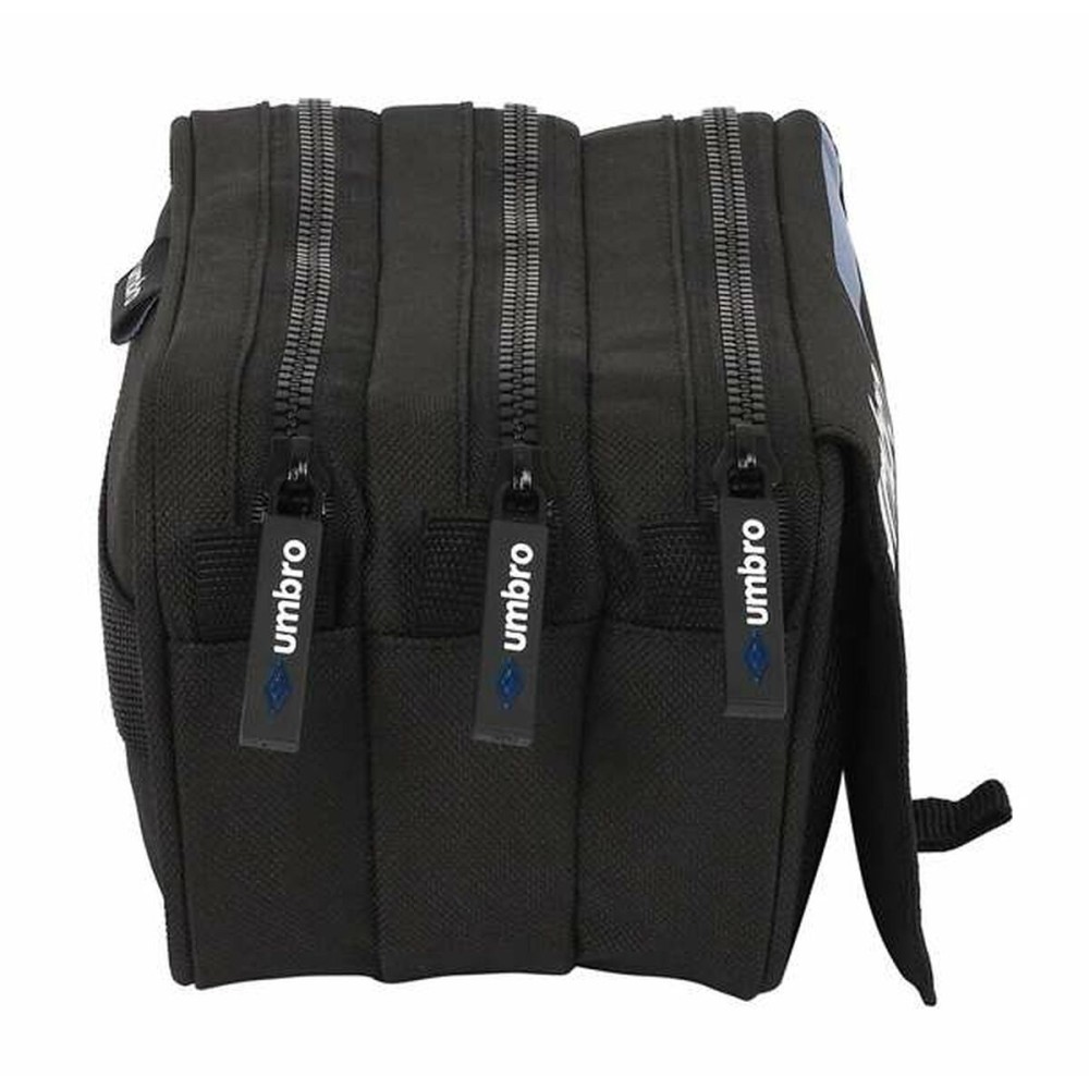 Trousse Fourre-Tout Triple Umbro Flash Noir 21,5 x 10 x 8 cm