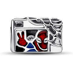 Woman's charm link Pandora SPIDER-MAN CAMERA SELFIE