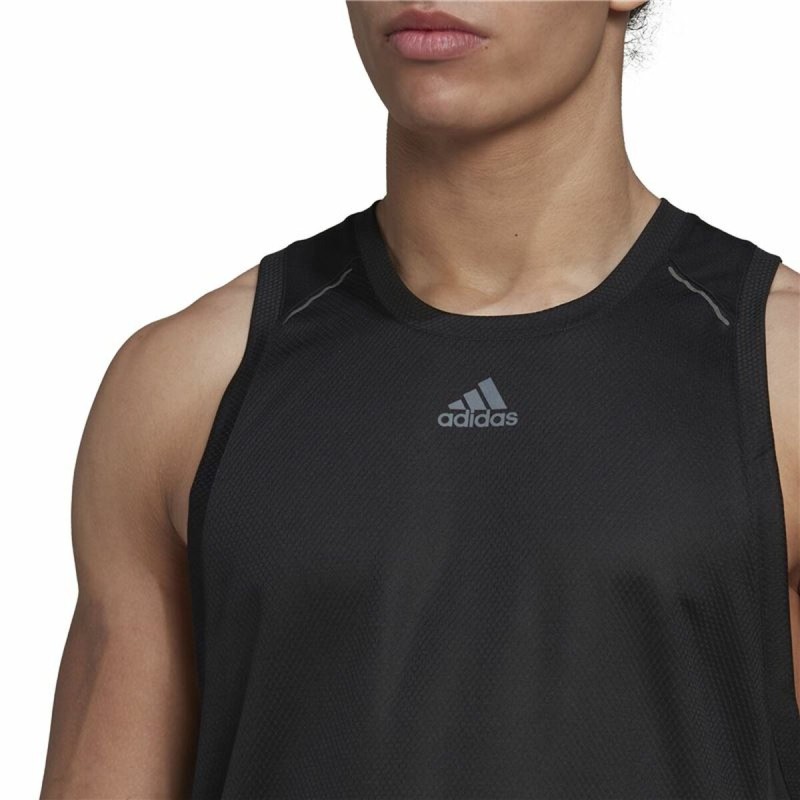 Maillot de Corps sans Manches pour Homme Adidas HIIT Spin Training Noir