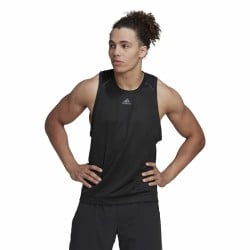 Maillot de Corps sans Manches pour Homme Adidas HIIT Spin Training Noir