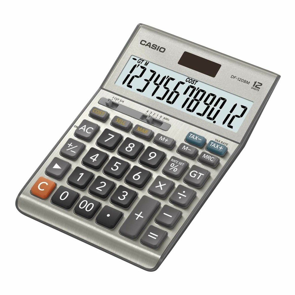 Calculator Casio DF-120BM Grey Resin