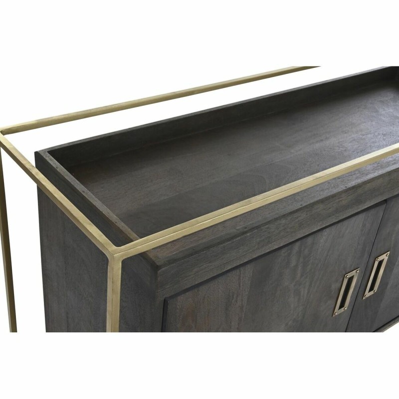 Buffet DKD Home Decor Marron Métal Bois de manguier 122 x 38 x 76 cm