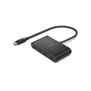 4-Port USB-C Hub Belkin AVC018BTBK 100 W Schwarz (1 Stück)