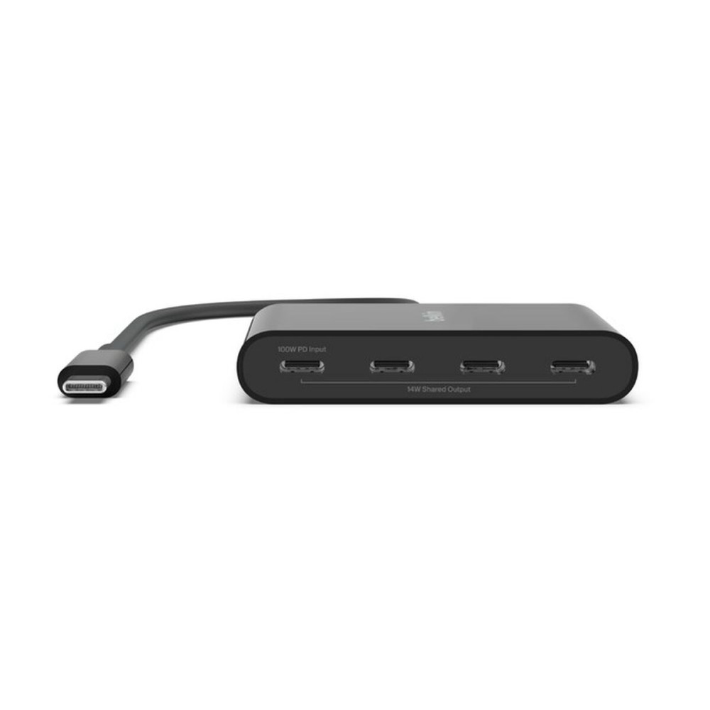 4-Port USB-C Hub Belkin AVC018BTBK 100 W Schwarz (1 Stück)