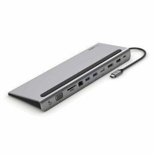 Hub USB Belkin INC004BTSGY 100 W Silberfarben